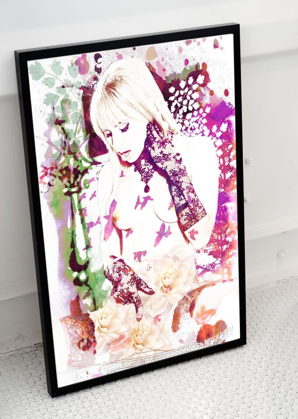 Aria - Digital Print, Framed poster