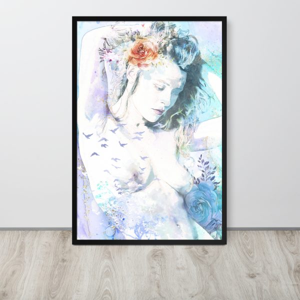 Marisol - Digital Print, Framed poster