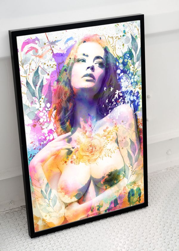 Jean - Digital Print, Framed poster